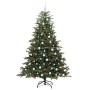 Árbol de Navidad artificial Verde 210 cm PVC, Metal y Plástico