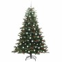 Árbol de Navidad artificial Verde 210 cm PVC, Metal y Plástico