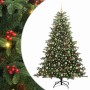 Árbol de Navidad artificial Verde 210 cm PVC, Metal y Plástico