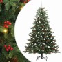 Árbol de Navidad artificial Verde 210 cm PVC, Metal y Plástico