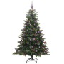 Árbol de Navidad artificial Verde 210 cm PVC, Metal y Plástico