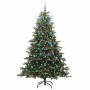 Árbol de Navidad artificial Verde 210 cm PVC, Metal y Plástico
