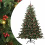 Árbol de Navidad artificial Verde 240 cm PVC, Metal y Plástico