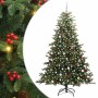 Árbol de Navidad artificial Verde 240 cm PVC, Metal y Plástico