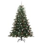 Árbol de Navidad artificial Verde 240 cm PVC, Metal y Plástico