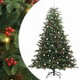 Árbol de Navidad artificial Verde 240 cm PVC, Metal y Plástico
