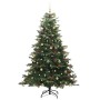 Árbol de Navidad artificial Verde 240 cm PVC, Metal y Plástico