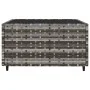 Set de muebles de jardín 3 pzas y cojines ratán sintético gris de vidaXL, Sofás de exterior - Ref: Foro24-319771, Precio: 162...