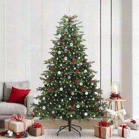 Árbol de Navidad artificial Verde 240 cm PVC, Metal y Plástico