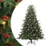 Árbol de Navidad artificial Verde 240 cm PVC, Metal y Plástico