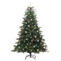 Árbol de Navidad artificial Verde 240 cm PVC, Metal y Plástico