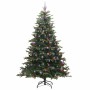 Árbol de Navidad artificial Verde 240 cm PVC, Metal y Plástico