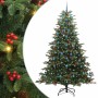 Árbol de Navidad artificial Verde 240 cm PVC, Metal y Plástico