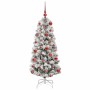 Árbol de Navidad artificial con ramas articuladas 120 cm PVC