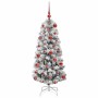 Árbol de Navidad artificial con ramas articuladas 120 cm PVC