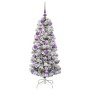 Árbol de Navidad artificial con ramas articuladas 120 cm PVC