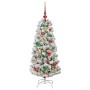 Árbol de Navidad artificial con ramas articuladas 120 cm PVC