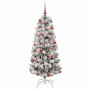 Árbol de Navidad artificial con ramas articuladas 150 cm PVC