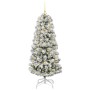 Árbol de Navidad artificial con ramas articuladas 150 cm PVC