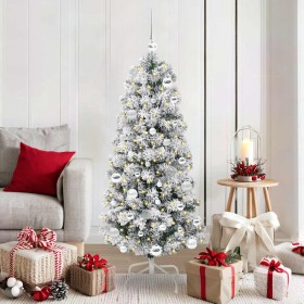 Árbol de Navidad artificial con ramas articuladas 150 cm PVC