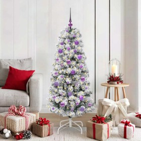 Árbol de Navidad artificial con ramas articuladas 150 cm PVC