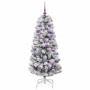 Árbol de Navidad artificial con ramas articuladas 150 cm PVC