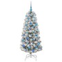 Árbol de Navidad artificial con ramas articuladas 150 cm PVC