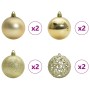 Árbol de Navidad artificial con ramas articuladas 150 cm PVC