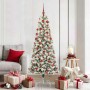 Árbol de Navidad artificial con ramas articuladas 180 cm PVC