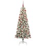 Árbol de Navidad artificial con ramas articuladas 180 cm PVC