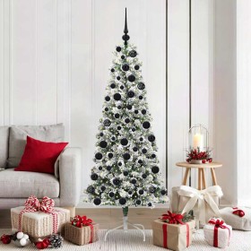 Árbol de Navidad artificial con ramas articuladas 180 cm PVC