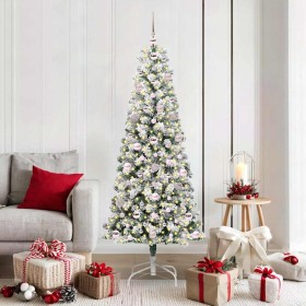 Árbol de Navidad artificial con ramas articuladas 180 cm PVC