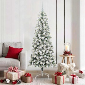 Árbol de Navidad artificial con ramas articuladas 180 cm PVC
