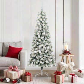 Árbol de Navidad artificial con ramas articuladas 180 cm PVC