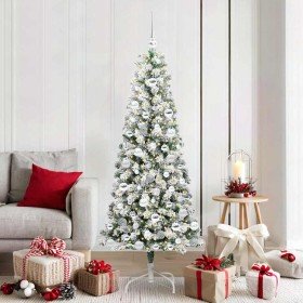 Árbol de Navidad artificial con ramas articuladas 180 cm PVC
