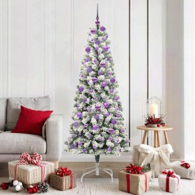 Árbol de Navidad artificial con ramas articuladas 180 cm PVC
