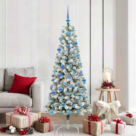 Árbol de Navidad artificial con ramas articuladas 180 cm PVC