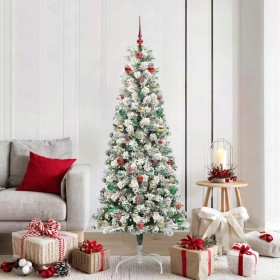 Árbol de Navidad artificial con ramas articuladas 180 cm PVC