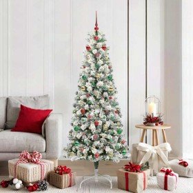 Árbol de Navidad artificial con ramas articuladas 180 cm PVC