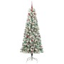Árbol de Navidad artificial con ramas articuladas 180 cm PVC