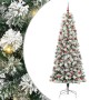 Árbol de Navidad artificial con ramas articuladas 210 cm PVC