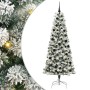 Árbol de Navidad artificial con ramas articuladas 210 cm PVC