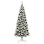 Árbol de Navidad artificial con ramas articuladas 210 cm PVC