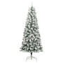 Árbol de Navidad artificial con ramas articuladas 210 cm PVC