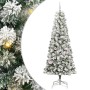 Árbol de Navidad artificial con ramas articuladas 210 cm PVC