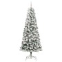Árbol de Navidad artificial con ramas articuladas 210 cm PVC