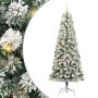 Árbol de Navidad artificial con ramas articuladas 210 cm PVC