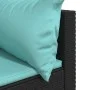 Garden corner sofas with cushions 2 pcs black synthetic rattan by vidaXL, Outdoor sofas - Ref: Foro24-319794, Price: 164,22 €...