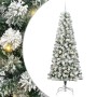 Árbol de Navidad artificial con ramas articuladas 210 cm PVC