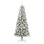 Árbol de Navidad artificial con ramas articuladas 210 cm PVC